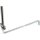 Dehn 223005 Stangenhalter mit Strebe L 475mm St/tZn für Schrägdach mit NIRO-Bolzen Rd 16mm SH BB16 L475 WS V2A STTZN