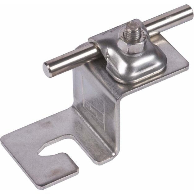 Dehn 223020 Dachleitungshalter NIRO für Blechdächer i. Trapezform mit Klemmbock für Rd 6-10mm DLH KB 6.10 TD B8.5 V2A