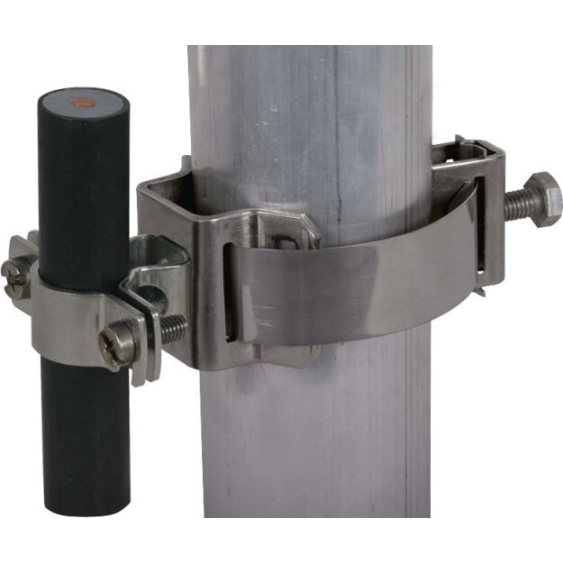 Dehn 275320 Leitungshalter für HVI-Leitung NIRO D 20-23mm mit Spannbandbefür D 50-300mm LH ZS 20 23 SB50.300 V2A