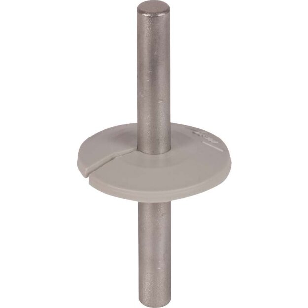 Dehn 276056 Tropfwasser-Schutzscheibe K-grau geschlitzt D 37mm H 4,7mm B 7,5mm MS 37 4.7 B7.5 K GR