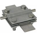 Dehn 319229 Kreuzstück NIRO (V4A) für Rd...