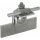 Dehn 365051 Falzklemme Al Klemmbereich 0,7-8mm gewinkelt mit Klemmbock für Rd 6-10mm FK KB 6.10 KBF0.7 8 W AL