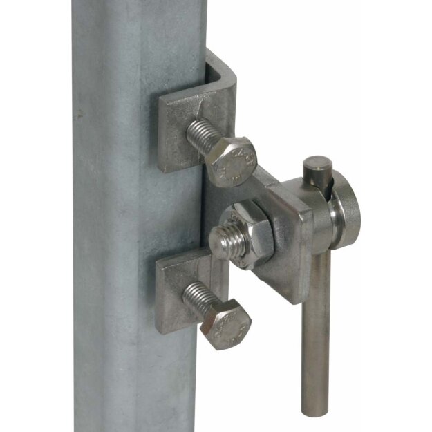 Dehn 372259 Anschlussklemme waagrecht NIRO für Profile 18-35mm mit KS-Verbinder AK 6.10 KSV W KBF18 35 V2A