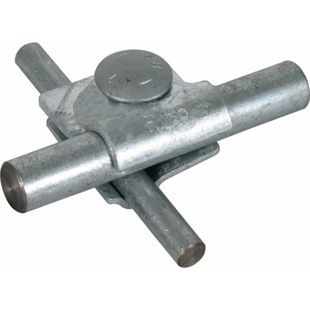 Dehn 392060 MV-Klemme St/tZn f. Rd 8-10/16mm m. Flachrundschraube u. Mutter