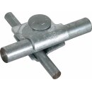Dehn 392060 MV-Klemme St/tZn für Rd 8-10/16mm mit...