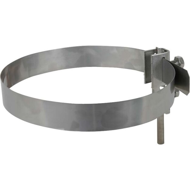 Dehn 540200 BS-Bandrohrschelle m. Zacken 27-168mm m. Anschluss f. Rd 6-8/10 od. 4-50mm²