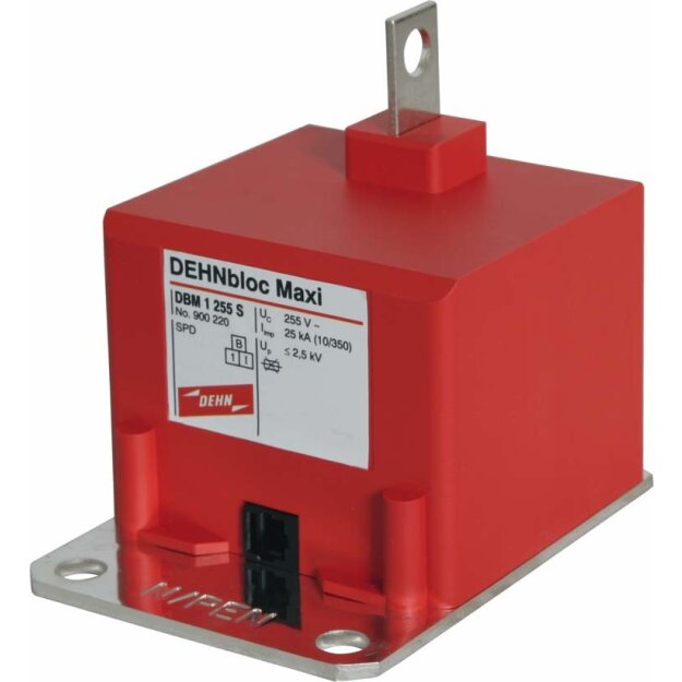 Dehn 900220 Koordinierter Blitzstromableiter Typ 1 DEHNbloc Maxi S 1-polig 255V AC DBM 1 255 S