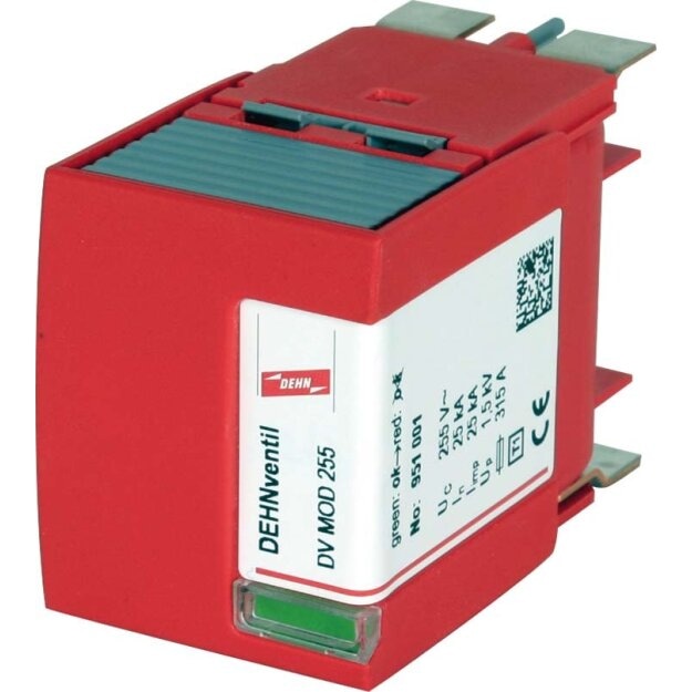 Dehn 951001 Funkenstrecken-Schutzmodul Typ 1 + Typ 2 für DEHNventil M DV MOD 255