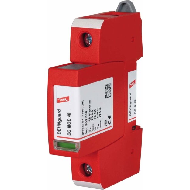 Dehn 952078 Überspannungsableiter Typ 2 DEHNguard S 1-polig Uc 48V AC DG S 48