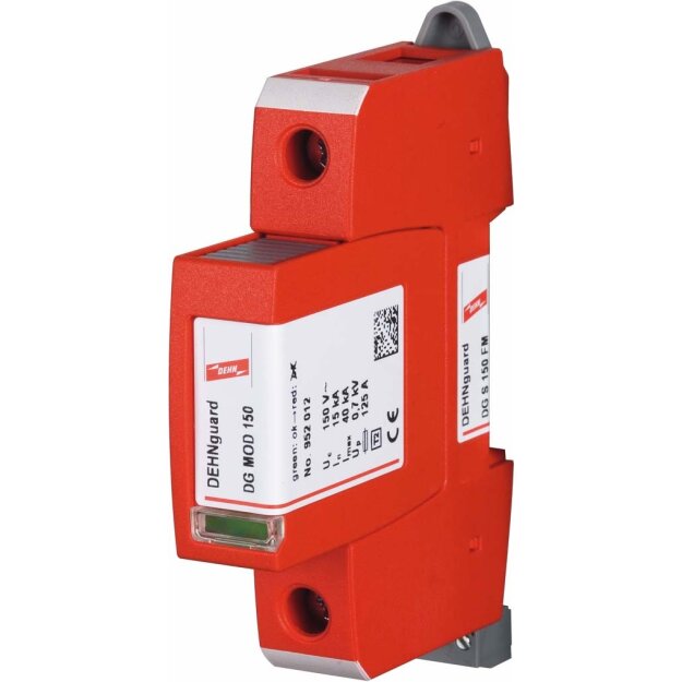 Dehn 952092 Überspannungsableiter Typ 2 DEHNguard S 1-polig Uc 150V AC mit Fernmeldekontakt DG S 150 FM