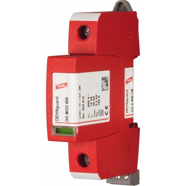 Dehn 952096 Überspannungsableiter Typ 2 DEHNguard S 1-polig Uc 600V AC mit Fernmeldekontakt DG S 600 FM