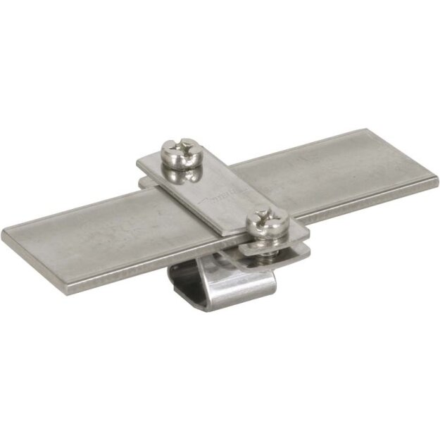 Dehn 274030 Leitungshalter NIRO mit Gewinde M8 für Fl 30mm und Rd 6-10mm FBH ZS 30 M8 V2A