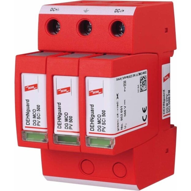 Dehn 952515 Überspannungsableiter Typ 2 DEHNguard M Mehrpolig für PV-Anlagen bis 1000V DC DG M YPV SCI 1000 FM