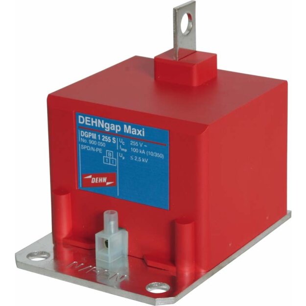 Dehn 900050 N-PE-Blitzstromableiter DEHNgap Maxi S zum Einsatz in TT-Systemen DGPM 1 255 S
