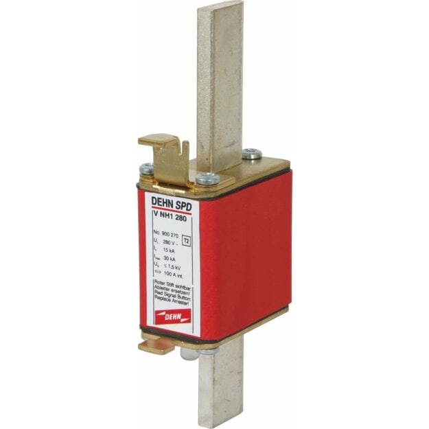 Dehn 900270 Überspannungsableiter Typ 2 / 1-polig 280V AC für NH1-Sicherungssysteme V NH1 280