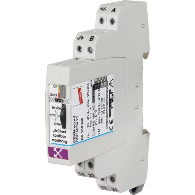 Dehn 910695 DEHNrecord Condition Monitoring Einheit zum Überwach. von BLITZDUCTOR XT mit LifeCh DRC MCM XT