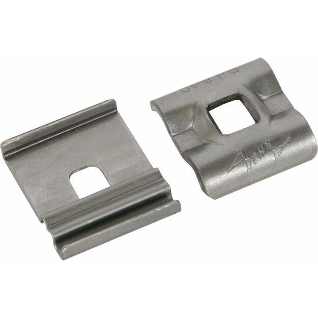 Dehn 540251 Kontaktplatte 4-50mm² und Doppelüberleger Rd 8-10mm mit Vierkantloch 9x9mm NIRO KP AQ4 50 DUL 8.10 VKL9 V2A