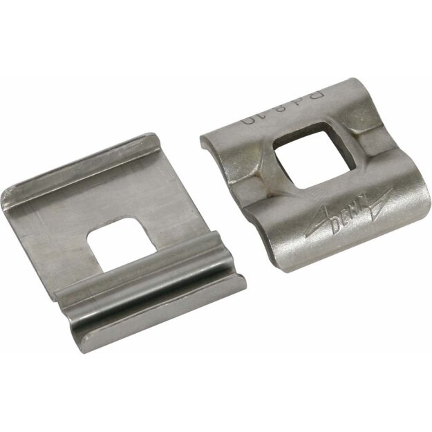 Dehn 540261 Kontaktplatte 4-50mm² u. Doppelüberleger Rd 8-10mm m. Vierkantloch 12x12mm NIRO