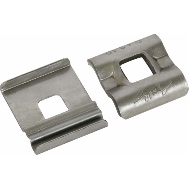 Dehn 540261 Kontaktplatte 4-50mm² und Doppelüberleger Rd 8-10mm mit Vierkantloch 12x12mm NIRO KP AQ4 50 DUL 8.10 VKL11 V2A