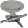 Dehn 108009 Fangpilz für befahrbare Flachdächer für Rd 8-10mm NIRO FP D80 ET70 8.10 V2A