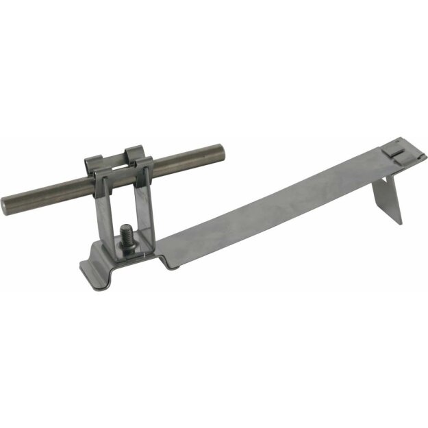 Dehn 204949 Dachleitungshalter FLEXIgrip NIRO H 32mm Rd 8mm mit Strebe für Ziegelfalze DLH FG 8 H32 L170 V2A