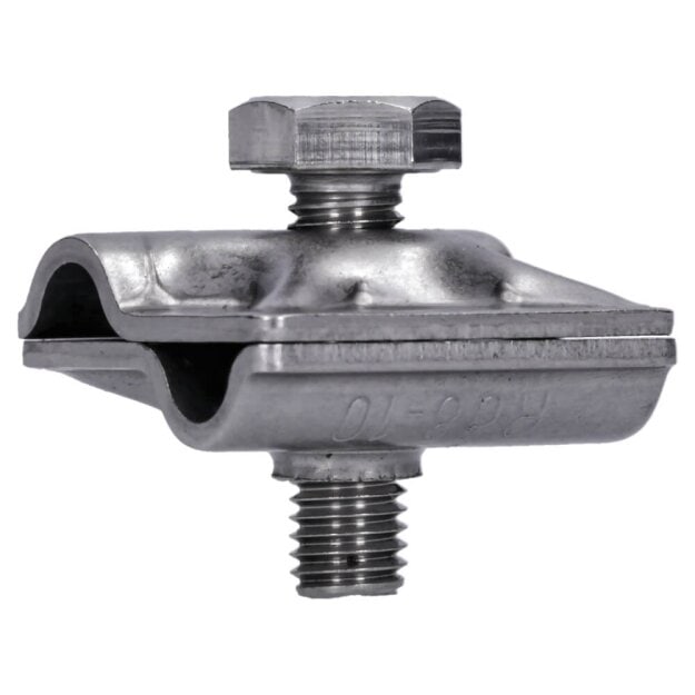 Dehn 390079 MV-Klemme NIRO (V4A) für Rd 8-10mm mit Sechskantschraube MVK 8.10 SKM10X35 V4A