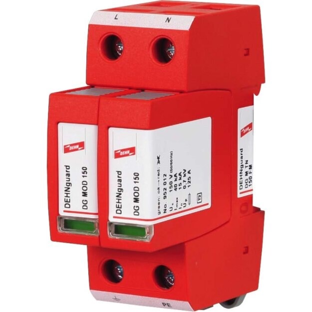 Dehn 952206 Überspannungsableiter Typ 2 DEHNguard M für einphasige TN-Systeme DG M TN 150 FM