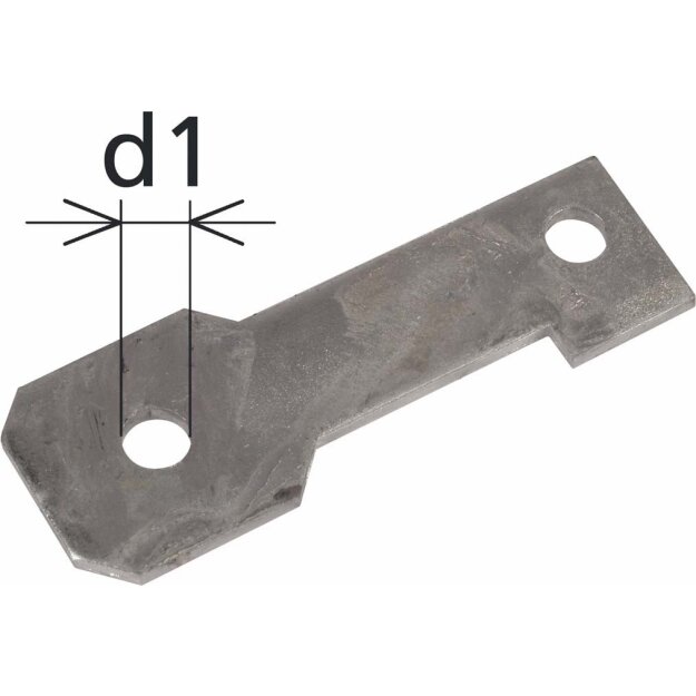Dehn 923214 Anschlussbügel IF3 gerade Bohrdurchmesser d1 14 mm AB EXFS IF3 G 14