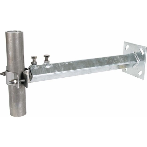 Dehn 105343 Wandbefestigung  St/tZn-NIRO für Rohre D 40-50mm Wandabstand variabel 400-700mm