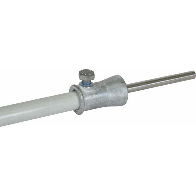Dehn 106340 Befestigungs-Adapter D 16mm gerade ZG/NIRO für DEHNiso BA RD8 BB16 V2A ZG
