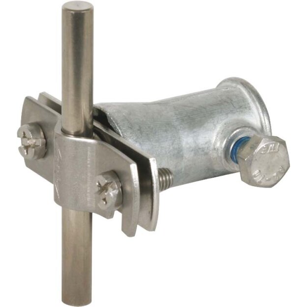 Dehn 106128 Leitungshalter NIRO f. Rd 7-10mm m. Befestigungsbuchse ZG D 16mm