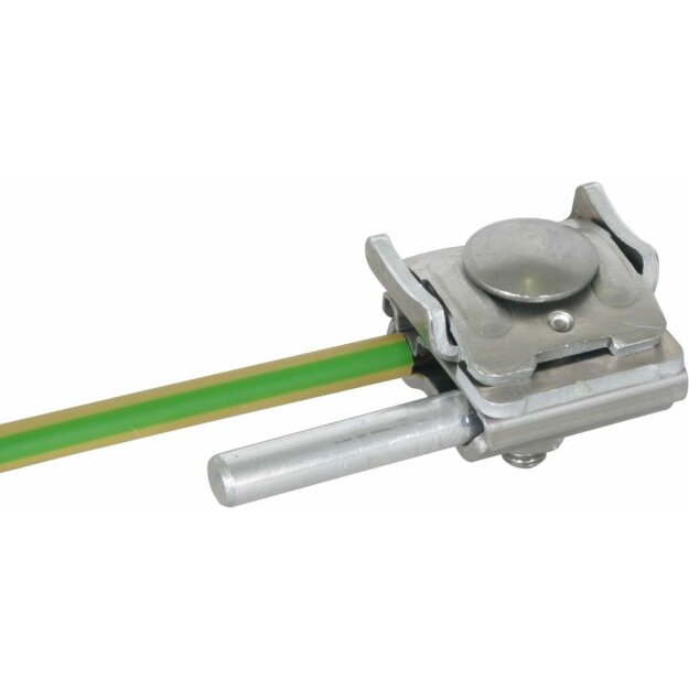 Dehn 365250 UNI-Falzklemme NIRO/Al f. Rd 8-10mm Leiter 4-50mm² f. Falze 0,7-8mm