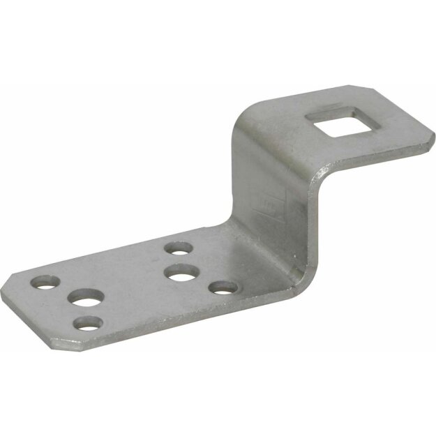 Dehn 377009 Anschlusslasche Z-Form NIRO Anschluss-Bohrungen zum Nieten oder Schrauben AL ZF B11.11 B5.2 6.5 L81 V2A