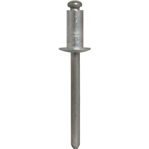 Dehn 528610 Blindniete D 5mm L 10mm AL/V2A (ähnl. DIN 7337 (EN 15979)) BN 5X10 AL V2A