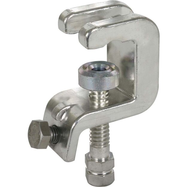 Dehn 773130 Universalklemme D 25/30mm T 18mm und Rund- /Flachleiter bis 30mm mit Spindel-6-kant UK 30 SK
