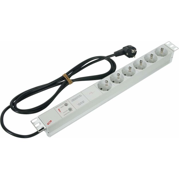 Dehn 909251 Überspannungsableiter-Steckdosenleiste SFL-Protector für Datenschränke (19") SFL PRO 6X 19"