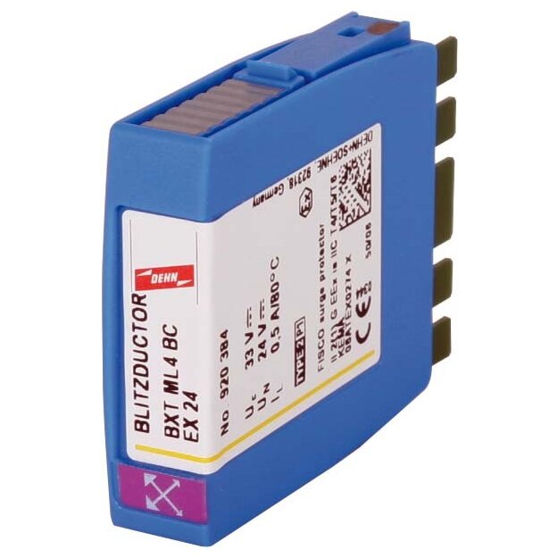 Dehn 920384 Überspannungsableiter-Modul für 4 Einzel adern BLITZDUCTOR XT Ex(i) mit LifeCheck BXT ML4 BC EX 24