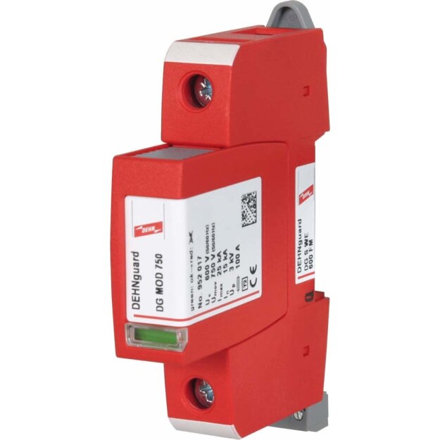 Dehn 952097 Überspannungsableiter Typ 2 DEHNguard S 1-polig Uc 600V AC mit Fernmeldekontakt DG S WE 600 FM