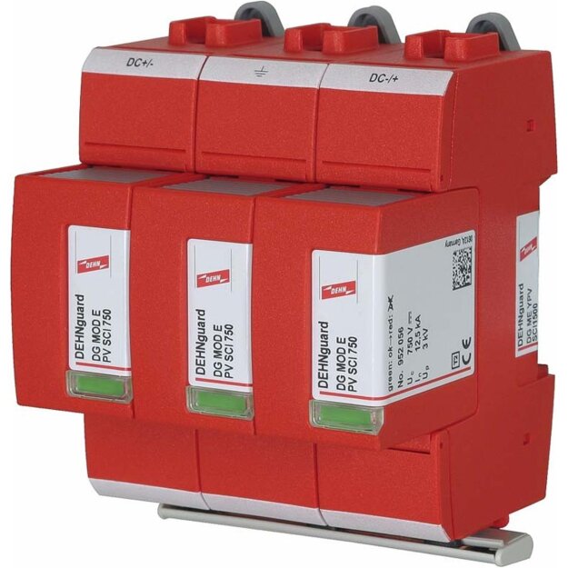 Dehn 952520 Überspannungsableiter Typ 2 DEHNguard ME Mehrpolig für PV-Anlagen bis 1500V DC DG ME YPV SCI 1500