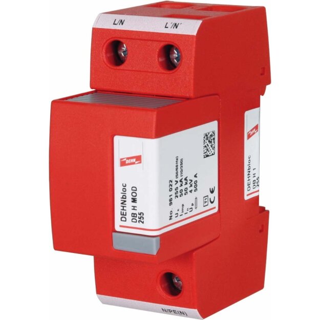 Dehn 961122 Blitzstromableiter Typ 1 DEHNbloc H M 1-polig 255V AC