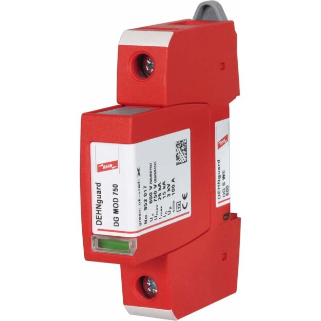 Dehn 952077 Überspannungsableiter Typ 2 DEHNguard S 1-polig Uc 600V AC DG S WE 600