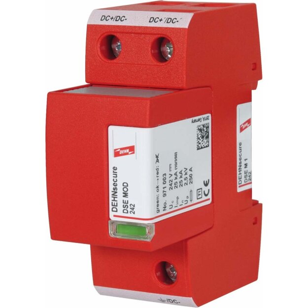 Dehn 971122 Koordinierter Blitzstromableiter Typ 1 DEHNsecure M für DC-Stromkreise DSE M 1 242