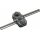 Dehn 459200 UNI-Trennklemme NIRO 200kA mit Zwischenplatte für 2xRd 10mm oder 1xRd 10mm/Fl 30mm UTK 200 2X10 FL30 ZP V2A