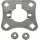 Dehn 819288 Anschlussplatte NIRO für Stützrohre D 50mm für 4 HVI-Anschlusselemente AP SR D50 4AE HVI V2A