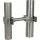 Dehn 105162 Befestigungsschelle für Rohre D 40mm / D 45-65mm mit Distanzstück L 95mm NIRO BSC D40 DS95 D45.65 V2A