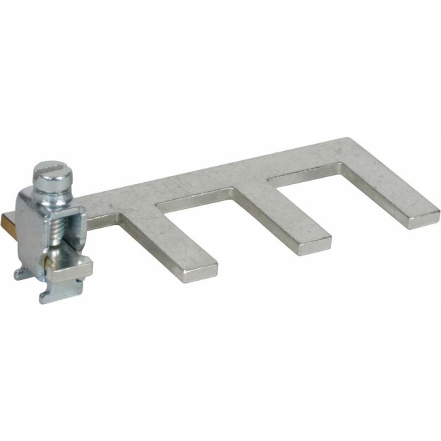 Dehn 900418 Erdungsbügel einphasig 3-polig 1,5 TE mit Anschlußklemme bis 25 mm² EB 1 3 1.5