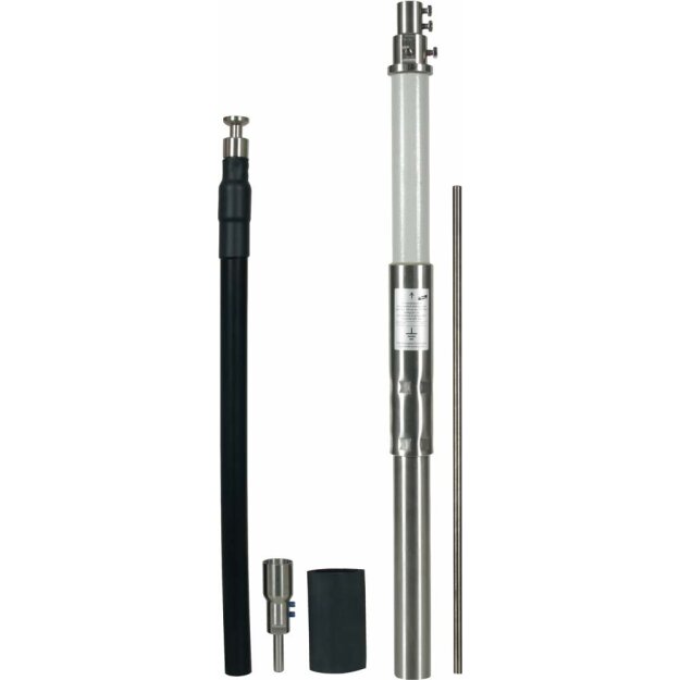 Dehn 819430 HVI-power-Leitung D27mm Cu L 6,0m -SET- mit Stützrohr L3500mm mit Fangspitze 1,0m HVI P 27 L6M SR3500 FSP1000 GFK V2A