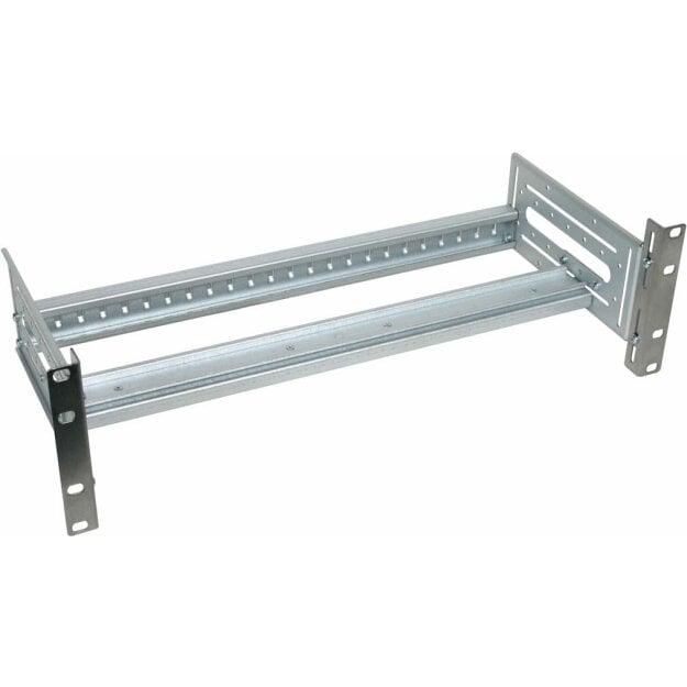 Dehn 929335 Universal-Hutschienenträger für 482,6mm (19") 3 HE oder Wandmontage MF DR 3RU 19"