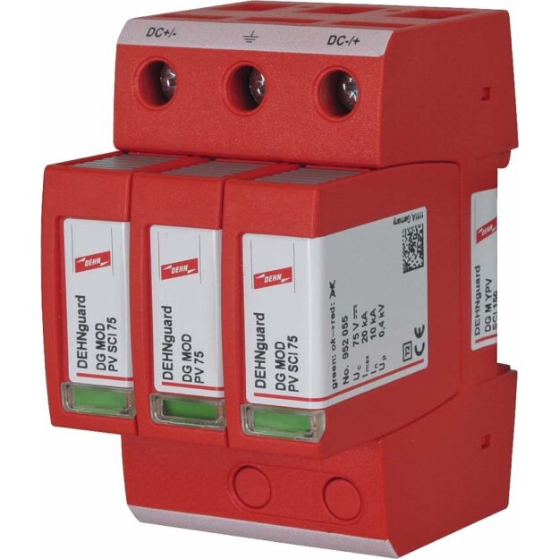 Dehn 952513 Überspannungsableiter Typ 2 DEHNguard M Mehrpolig für PV-Anlagen bis 150V DC