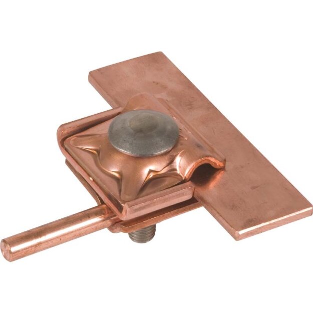 Dehn 365227 Falzklemme Cu Klemmbereich 0,7-10mm für Rd 8-10mm FK MV 8.10 KBF0.7 10 CU